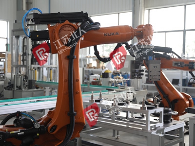 Assembly line of front subframe of automobile chassis Assembly line of front subframe of automobile chassis