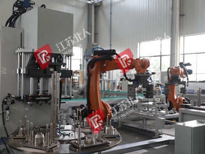 Assembly line of front subframe of automobile chassis Assembly line of front subframe of automobile chassis